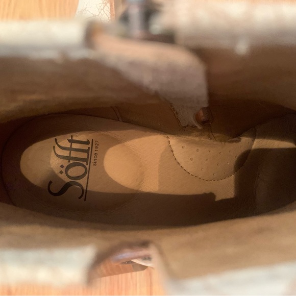 New Sofft Ivory Western-chic booties size 8 - Picture 15 of 16